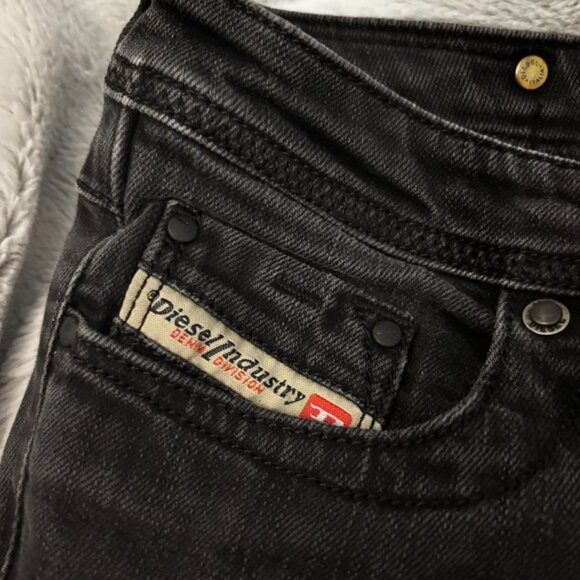 Black Bootcut Diesel Jeans - Picture 2 of 6